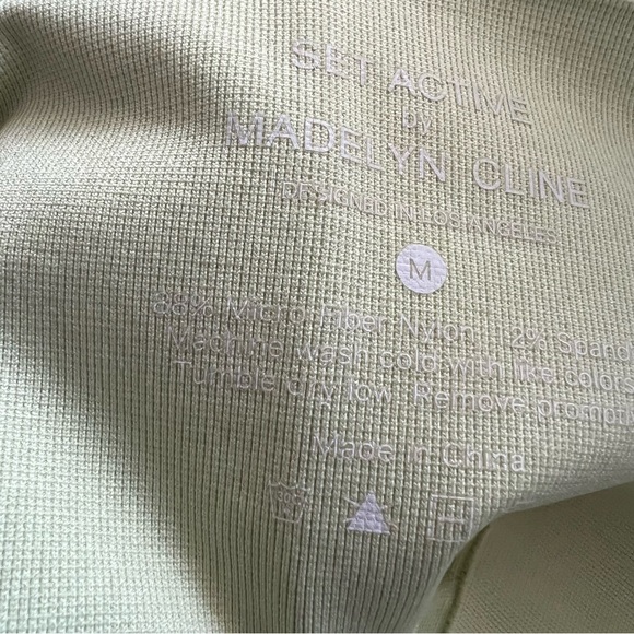 SET ACTIVE by Madelyn Cline Seamless Leggings - Key Lime - Picture 9 of 11